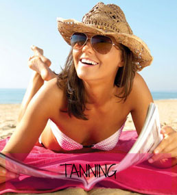 Tanning at Sparx Beauty Salon, Winchester